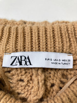 ZARA/ザラ/ニット/セーター/トップス/ベージュ/S