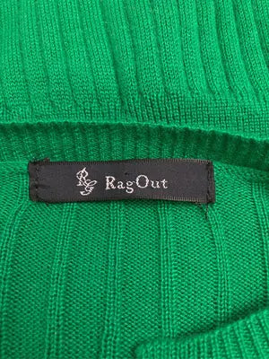 Rag Out/ラグアウト/ワンピース/ワンピース/ドレス/グリーン/L  バスト86～94  身長154～162
