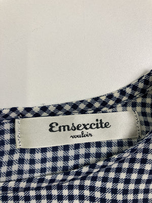 emsexcite/エムズエキサイト/ノースリーブ/トップス/ブルー/M