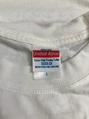United Athle/ユナイテッドアスレ/Tシャツ/カットソー/トップス/ホワイト/L