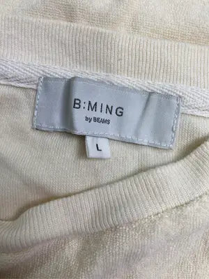 B:MING/ビーミング/Tシャツ/カットソー/トップス/アイボリー/L