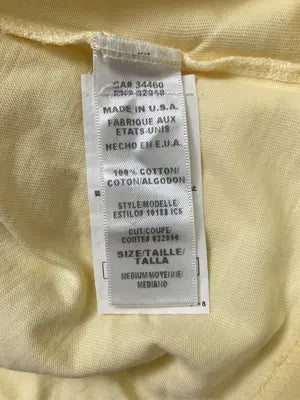 JUICY COUTURE/ジューシークチュール/Tシャツ/カットソー/トップス/イエロー/M
