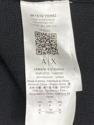 ARMANI EXCHANGE/アルマーニエクスチェンジ/ワンピース/ワンピース/ドレス/ブラック/M