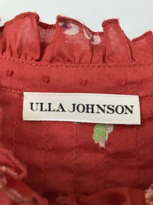 ULLA JOHNSON/シャツ/ブラウス/トップス/レッド/0