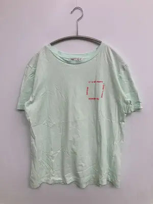 ZARA/ザラ/Tシャツ/カットソー/トップス/ライトグリーン/EUR S