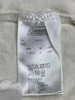 Coleman/コールマン/Tシャツ/カットソー/トップス/ホワイト/L
