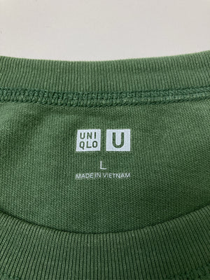 UNIQLO/ユニクロ/Tシャツ/カットソー/トップス/ライトグリーン/L
