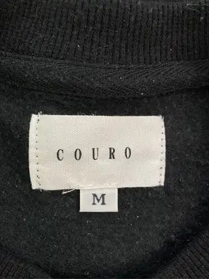 COURO/スウェット/トップス/ブラック/M