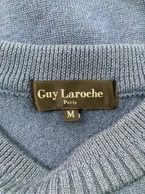 Guy Laroche/ギィラロッシュ/ニット/セーター/トップス/ブルー/M
