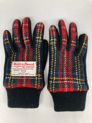 Harris Tweed/ハリスツイード/手袋/ファッション雑貨/レッド