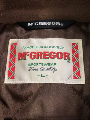 McGREGOR/マックレガー/ブルゾン/ジャケット/アウター/ブラウン/L