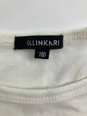 OLLINKARI/Tシャツ/カットソー/トップス/ホワイト/160
