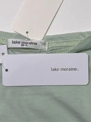 Lake moraine/Tシャツ/カットソー/トップス/ライトグリーン/M-L