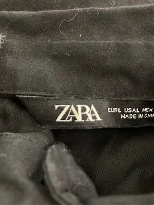 ZARA/ザラ/シャツワンピース/ワンピース/ドレス/ブラック/L
