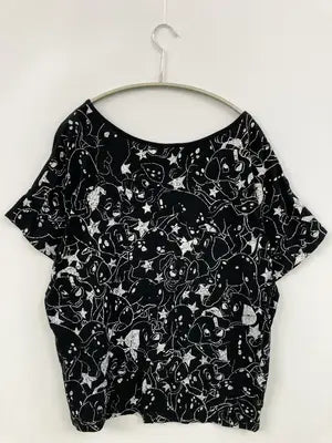 X-GIRL/エックスガール/Tシャツ/カットソー/トップス/ブラック/2