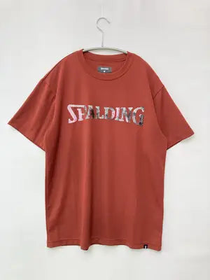 SPALDING/スポルディング/Tシャツ/カットソー/トップス/オレンジ/L