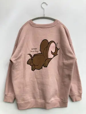 TOM and JERRY/トムアンドジェリー/スウェット/トップス/ピンク/L