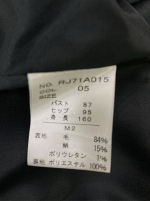 ru/セットアップ/ジャケット/アウター/ブラック/M2（バスト87　ヒップ95　身長160）