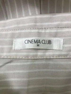 CINEMA CLUB/シネマクラブ/シャツワンピース/ワンピース/ドレス/ベージュ/M