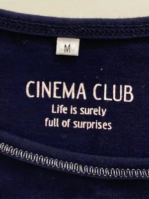 CINEMA CLUB/シネマクラブ/タンクトップ/トップス/ネイビー/M