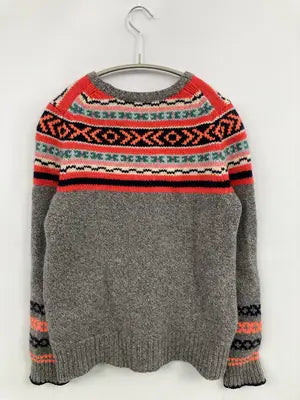J.CREW/ジェイクルー/ニット/セーター/トップス/グレー/S