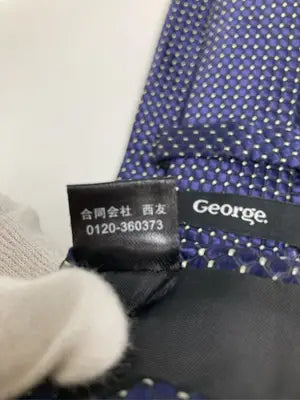 GEORGE/ジョージ/ネクタイ/ファッション雑貨/ネイビー