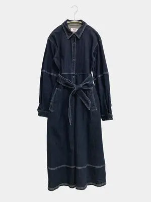 AZUL by MOUSSY/アズールバイマウジー/シャツワンピース/ワンピース/ドレス/ネイビー/S