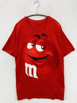 m&m/Tシャツ/カットソー/トップス/レッド/S