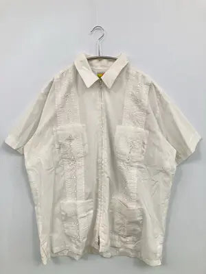 Guayabera/シャツ/ブラウス/トップス/ホワイト/L