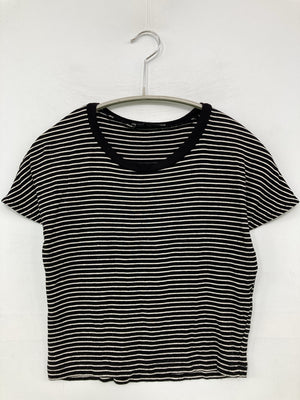 ZARA/ザラ/Tシャツ/カットソー/トップス/ブラック/S