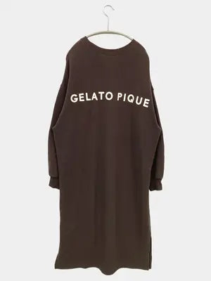 GELATO PIQUE/ジェラートピケ/ワンピース/ワンピース/ドレス/ブラウン/ONE SIZE
