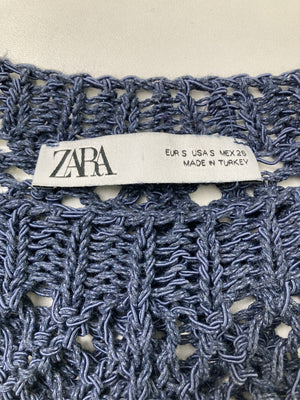 ZARA/ザラ/ニット/セーター/トップス/ネイビー/S