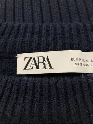 ZARA/ザラ/ニット/セーター/トップス/ネイビー/M