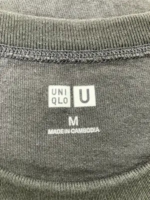 UNIQLO/ユニクロ/Tシャツ/カットソー/トップス/ブラック/M