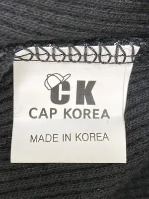 CAP KOREA/キャップコリア/ニットキャップ/ビーニー/帽子/ブラック/FREE