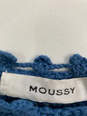MOUSSY/マウジー/カーディガン/ボレロ/トップス/ブルー/F