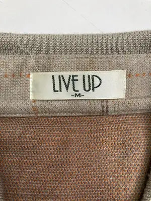 LIVE UP/ポロシャツ/トップス/ベージュ/M