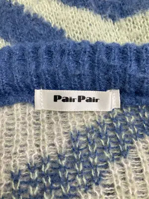 Pair Pair/ペアペア/ニット/セーター/トップス/ブルー/L