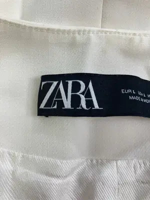 ZARA/ザラ/ベスト/トップス/ホワイト/EUR L
