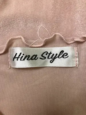 Hina Style/Tシャツ/カットソー/トップス/ピンク/4L