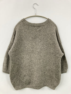 CUBE SUGER/キューブシュガー/ニット/セーター/トップス/グレー/M