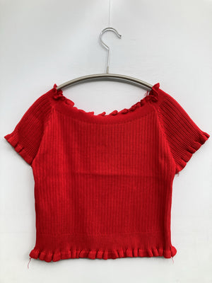 Roomy's/ニット/セーター/トップス/レッド/F