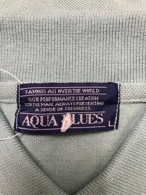AQUA LUES/ポロシャツ/トップス/ライトグリーン/L