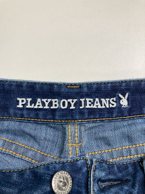 PLAYBOY JEANS/デニムパンツ/パンツ/ブルー/ウエスト61　ヒップ83　また下丈76