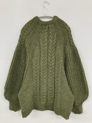 SELECT MOCA/セレクトモカ/ニット/セーター/トップス/グリーン/F