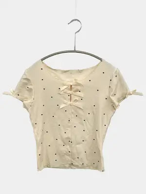Tシャツ/カットソー/トップス/アイボリー/F