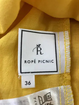 ROPE PICNIC/ロペピクニック/シャツ/ブラウス/トップス/イエロー/36