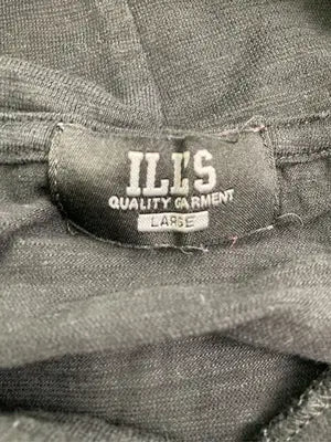 ILL’S/イルズ/パーカー/トップス/ブラック/LARGE