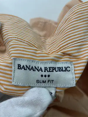 BANANA REPUBLIC/バナナリパブリック/シャツ/ブラウス/トップス/オレンジ/M