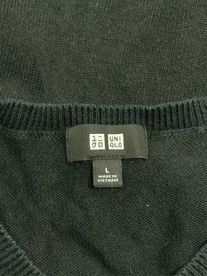 UNIQLO/ユニクロ/ニット/セーター/トップス/ブラック/L
